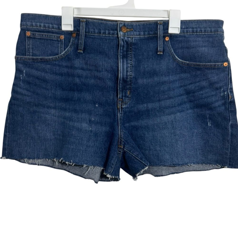 Madewell Medium Wash High Waisted Denim Shorts